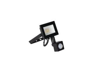 GRUN NV LED-10 B SE naświetlacz z czujnikiem ruchu LED 10W 4000K 800lm czarny.