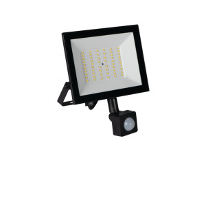 GRUN NV LED-50 B SE naświetlacz z czujnikiem ruchu LED 50W 4000K 4500lm czarny.