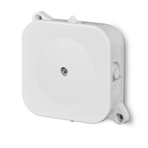 Puszka hermetyczna natynkowa, wymiary: 86x86x35mm, z zaciskiem 4x2,5mm2, IP42, biała; 0213-00; ELEKTRO-PLAST NASIELSK