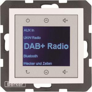 B.x Radio Touch DAB+ biały połysk