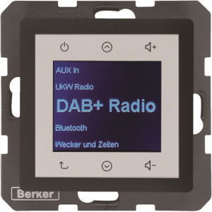 Q.x Radio Touch DAB+, Bluetooth antracyt aksamit