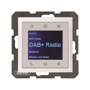 B.x Radio Touch DAB+, Bluetooth biały mat
