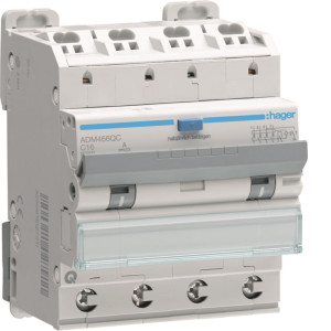 RCBO Wyłącznik różnicowoprądowy z członem nadprądowym 4P 6kA C 16A/30mA A QuickConnect/QB