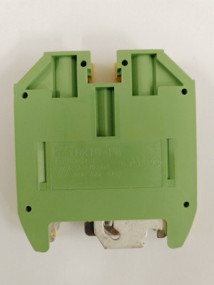 Złączka szynowa gwintowa 16 mm2 żółto-zielona ochronna, GK-16-PE; 89104319, SIMET