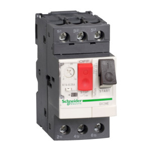 Wyłącznik silnikowy 3P 0,55kW 1,0-1,6A, napęd przyciskowy, zaciski śrubowe; GV2ME06AP SCHNEIDER ELECTRIC