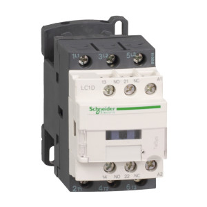 Stycznik mocy TeSys D 3P 18A 7,5kW AC-3 400V, cewka 230VAC 50Hz, styki pomocnicze 1NO 1NC (1Z 1R), zaciski śrubowe; LC1D18P5, SCHNEIDER ELECTRIC