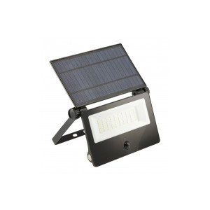 Naświetlacz solarny LUMOS II z czuj.ruchu i zmierzchu, LED, 3000lm, 6400K, 2x2600mAh wymienna, IP65