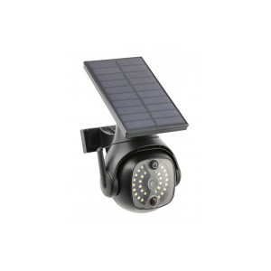 Naświetlacz solarny z czuj.ruchu i zmierzchu GUARDOS, LED, 300lm, 6400K, 1200mAh, IP65, atrapa kamery