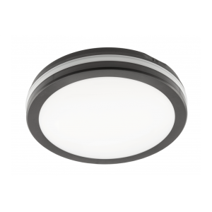Plafoniera MARS LED 9in1, 24/18/12W, 100lm/W, CCT, AC220-240V, IP65, czarny