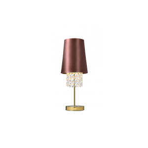 Lampa stołowa NESTO, 6199, E27, max. 40W, max. 250V, IP20, śr. 20 cm, brązowa