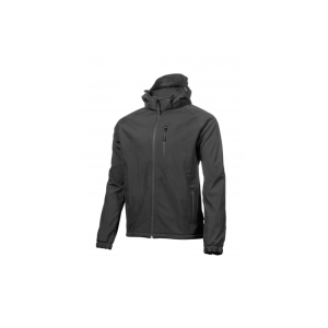 DITTER kurtka softshell z kapturem czarna S (48)