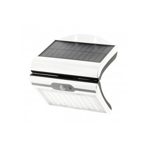Oprawa solarna z czuj.ruchu i zmierzchu RAMOS, LED, 300lm, 6000K, 1800mAh, IP44, biały