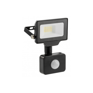 G-TECH Naświetlacz z czuj.ruchu, LED, 10W, 1000lm, 6000K, AC220-240V, IP65,120°, czarny