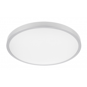 Plafoniera ATOL, LED, 32W, 2560lm, 3000K, AC220-240V, IP54, O400mm, srebrny