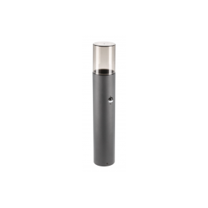Oprawa ogrodowa MEDIO-P 50 PIR, E27, MAX.15W, AC220-240V, IP54, słupek, grafitowy