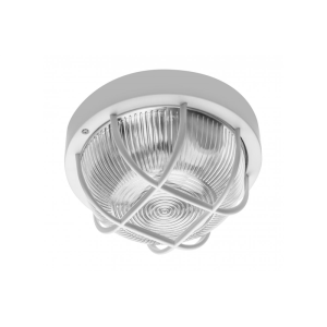 Oprawa kanałowa IBIZA, E27, max. 40W, AC220-240V, IP44, z kratką, biały