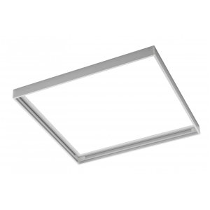 G-TECH Rama do montażu natynkowego paneli LED 45x45cm, bez śrub, biała