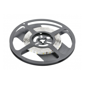 Taśma Flash 24V 2835, 300 LED neutralny biały 4000K, 48W, bez żelu 8mm, Rolka 5m (2 kable)