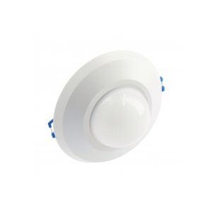 Czujnik ruchu CR-19, max.1000W, AC220-240V, kąt 360°, zasięg 20m, IP44, biały