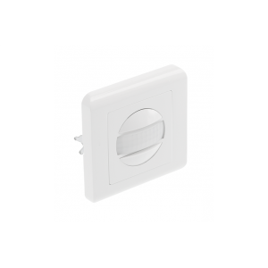 Czujnik ruchu CR-14, max.500W, AC220-240V, kąt 160°, zasięg 9m, IP20, biały