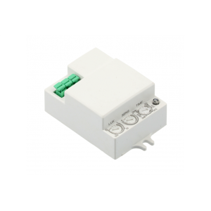 Czujnik mikrofalowy ruchu SRC812 MINI2,max.500W, AC220-240V, kąt 360°, zasięg 8m, IP20, biały