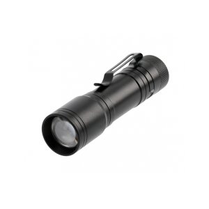 Latarka LED na baterie 1xAA, 3W, 200lm, 6400K, 250m, IP44, czarny
