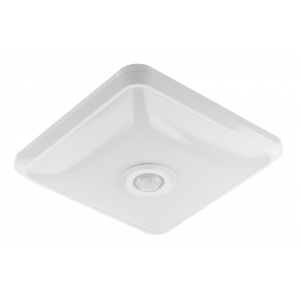 Plafoniera z czuj.ruchu ITALIA, LED, 12W, 900lm, 4000K, AC220-240V, IP20, kwadrat