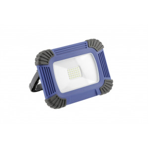 Naświetlacz z akumu. ONYX, LED, 20W, 1600lm, 6400K, USB 5V/1A, IP54, niebieski