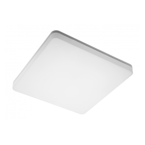 Plafoniera BESA, LED, 24W, 2400lm, 3000K, AC180-250V, IP54, IK10, PC+PC, kwadrat