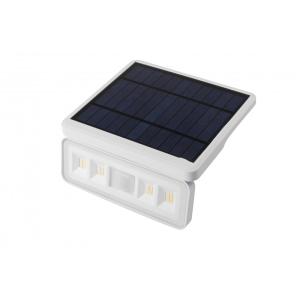 Oprawa solarna z czuj.ruchu i zmierzchu DAVOS, LED, 1000lm, 4000K, 2000mAh, IP54, biały