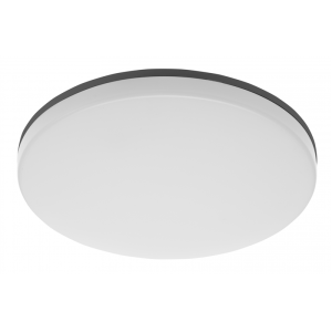 Plafoniera BESA, LED, 24W, 2400lm, 3000K, AC180-250V, IP54, IK10, PC+PC, okrągła, ściemnialna