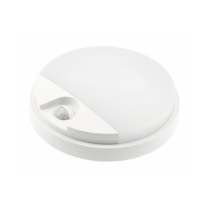 Oprawa TULON z czujnikiem ruchu, LED, 15W, 1350lm, 4000K, AC220-240V, IP54, okrągła, biały