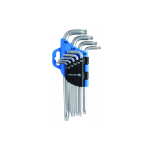 Klucze torx CrV, 9 szt.
