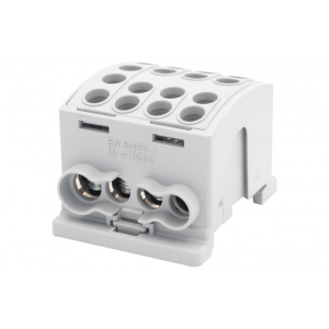 Zacisk HLK 125A-4 (1x35,3x25 / 1x35,3x25)-szary