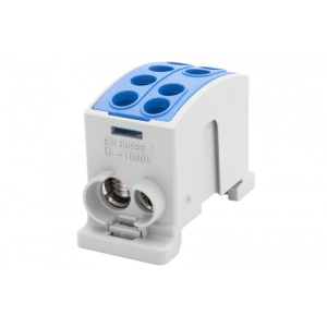 Zacisk HLK 125A-2 (1x35,1x25 / 1x35,1x25)-niebies.