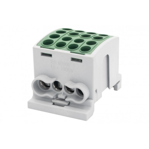 Zacisk HLK 100A-4 (1x25,3x16 / 1x25,3x16)-zielony