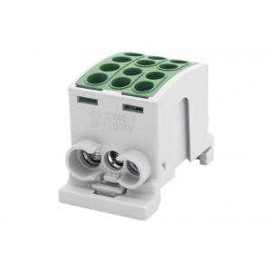 Zacisk HLK 100A-3 (1x25,2x16 / 1x25,2x16)-zielony