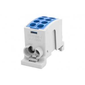 Zacisk HLK 100A-2 (1x25,1x16 / 1x25,1x16)-niebies.