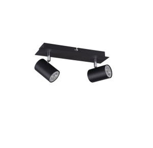 Oprawa ścienno-sufitowa EVALO EL-2I B-SR 2xmax 10W, GU10 czarna
