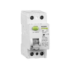 Wyłącznik różnicowoprądowy 2P 40A 100mA typ A 6kA EU; Ex9L-N, NOARK ELECTRIC