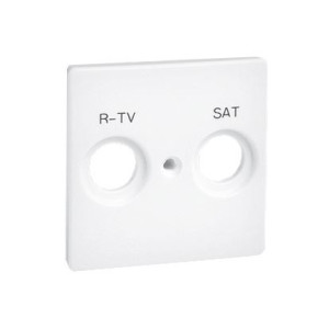 SIMON82 Pokrywa gniazda RTV-SAT; biała