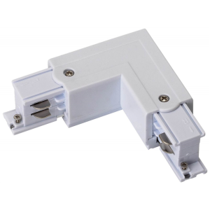 TRACK L CONNECTOR L-L 4W WHITE - Łącznik szynoprzewodu