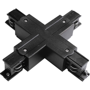 TRACK X CONNECTOR 4W BLACK - Łącznik szynoprzewodu