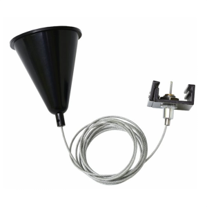 TRACK ROPE 4W BLACK - Zwieszak szynoprzewodu