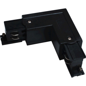 TRACK L CONNECTOR L-R 4W BLACK - Łącznik szynoprzewodu