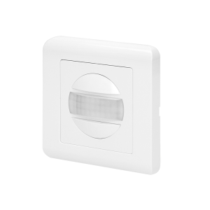 Czujnik ruchu, 2 żyłowy, 160st. IP20, 500W, do puszki