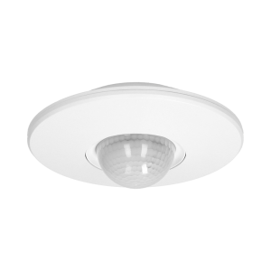 Czujnik ruchu i obecności 360 st. IP20, 2000W, 3 sensory, regulacja zasięgu O3m-20m, biały