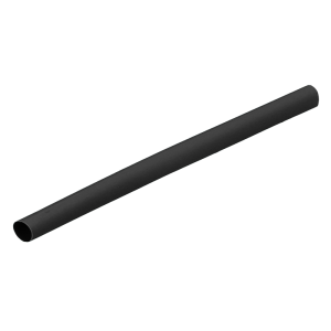 Koszulka termokurczliwa O10mm 1m, blister, czarna