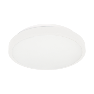 SELENE plafon 2xE27, max. 2x60W, czujnik mikrofalowy, IP54, biały