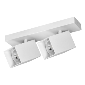 KUBAR SP 2, oprawa ścienno-sufitowa, 2xGU10, IP20, biała
